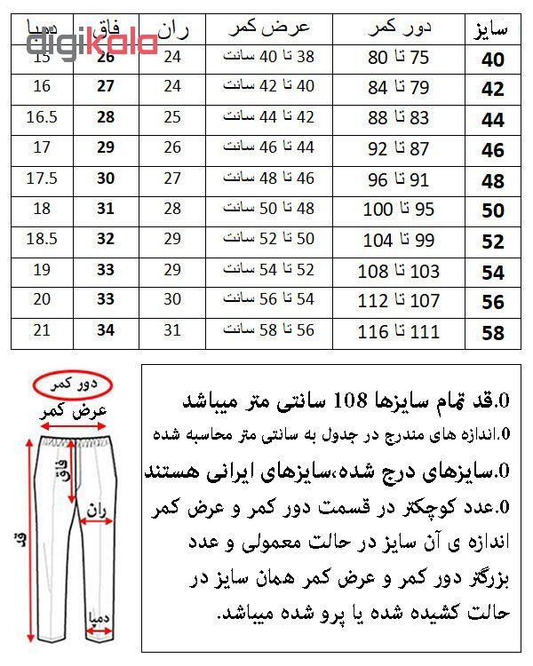 شلوار جین مردانه کد 129